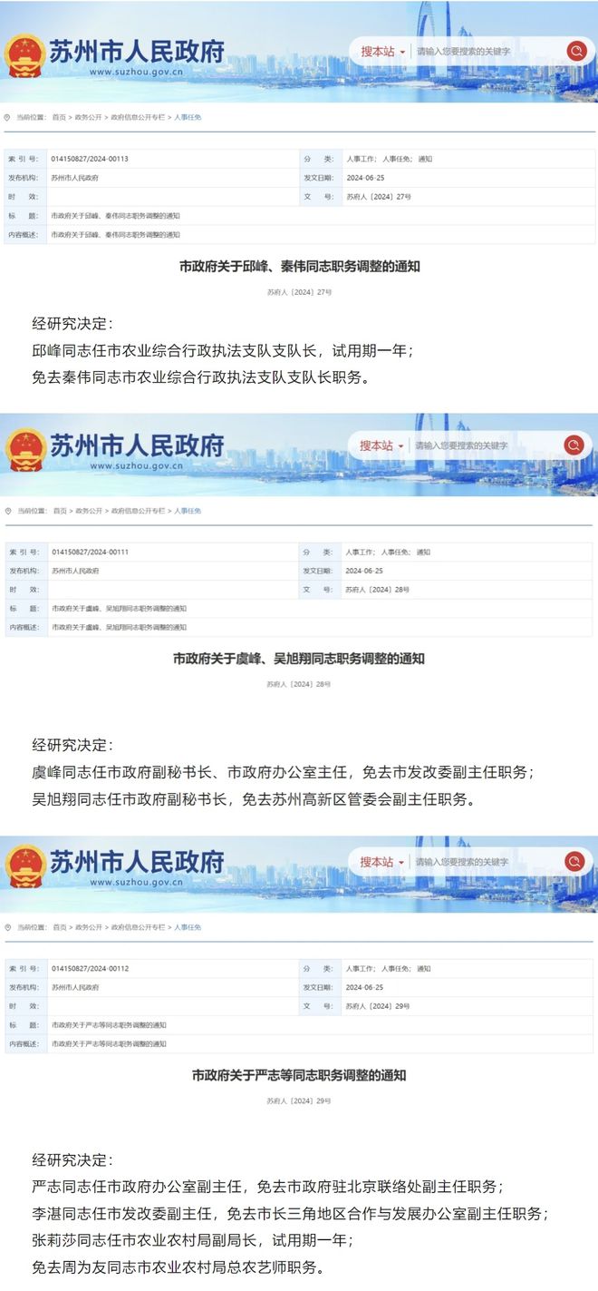 2016宿迁人事任免信息详解
