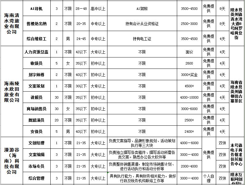 陵水最新招聘信息详解与观点论述